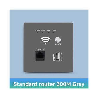 OEM Tres Routers Wifi De 300 Mbps Y 2,4 Ghz, Repetidor Wifi Inal&aacute;mbrico Ap, Panel De Enchufe Usb Inteligente Rj45, Router Wifi De Montaje En Pared Integra