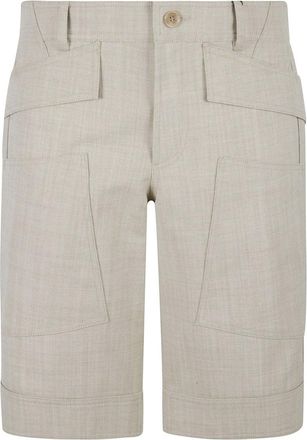 Burberry Grain de Poudre Wolle Bermuda Shorts