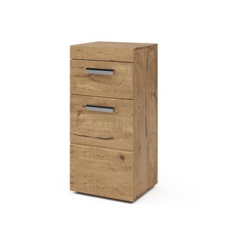 Vicco Armario Mediano Luna, Roble Wotan, 37 X 79 Cm