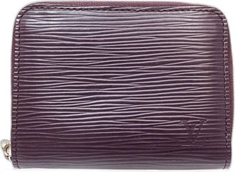 Louis Vuitton Cassis Leather Coin Purse/Coin Case (Pre-Owned)