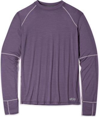 Stio Mens Basis PeakWool Lightweight Crew LS
