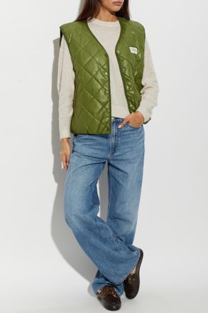 American Vintage Insulated Vest Tovabay, Womens, Green