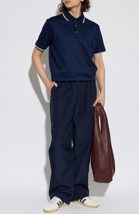 Paul & Shark Cotton Polo, Mens, Navy Blue