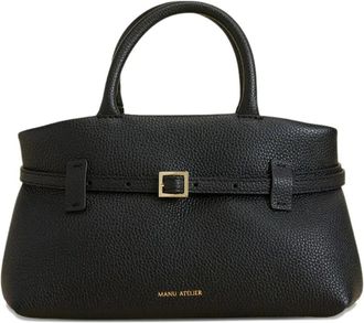 Manu Atelier Borsa tote Le Cambon con fibbia - Nero