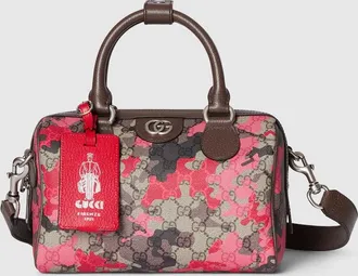 Gucci GG Small Duffle Bag, Beige, GG Canvas