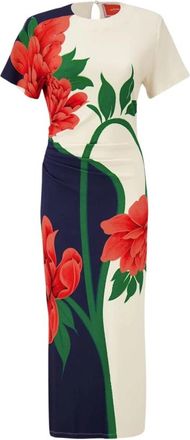La DoubleJ Lela Jurk - Dames - Casual kleedjes - Veelkleurig - S - Leer - Kleedjes