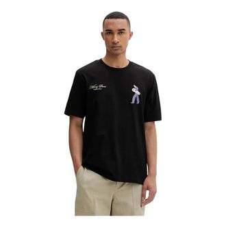 Filling Pieces Tops, Heren, Zwart, M, Katoen, Bakery T-shirt