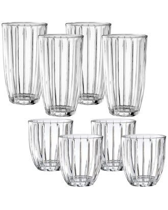 Jay Companies Jay Import Company Capri 8Pc Cooler & Double Old Fashioned Glassware Set