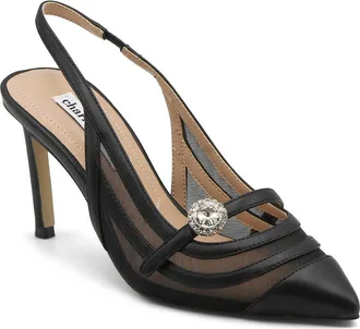 Charles by Charles David Swan Slingback Mary Jane Pump in Black at Nordstrom Rack, Size 6.5