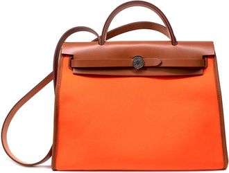 Herm&egrave;s Herbag Orange Minium with Palladium Hardware