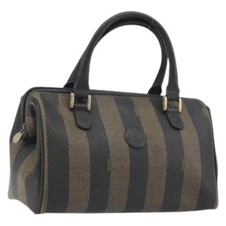 Fendi Pre-owned Vintage Boston Bag - Dames - Vintage Handtas - Bruin - ONE Size - Leer - Vintage