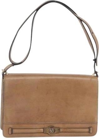 Dior Pre-owned Cross Body Bags, female, Brown, Size: ONE SIZE Pre-owned Vintage Shoulder Bag