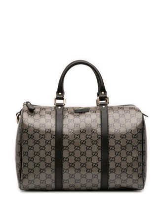Gucci 2000-2015 Medium GG Crystal Joy boston bag - women - Fabric - One Size - Grey