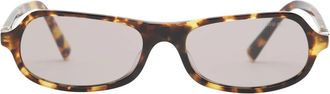 Miu Miu MU B10Su 55-17 Zonnebril - Dames - Zonnebrillen - Bruin - ONE Size - Accessoires