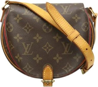 Louis Vuitton Pre-owned Cross Body Bags, female, Brown, Size: ONE SIZE Pre-owned Vintage Canvas Crossbody Bag