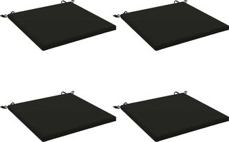 vidaXL Cojines De Asiento De 4 Piezas Soest 4 Uds. 100% Poli&eacute;ster Vidaxl