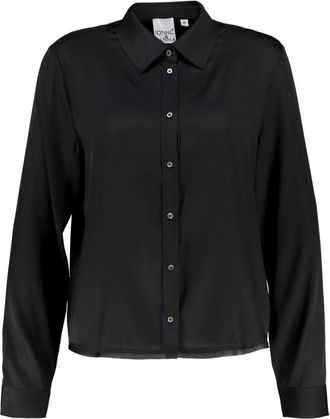 Emily van den Bergh Shirts - Dames - Overhemden - Zwart - M - Overhemden