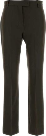 Max Mara Fatina Broek - Dames - Slim Fit Broeken - Bruin - M - Katoen - Broeken