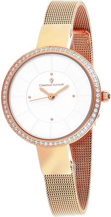 Christian Van Sant Womens Silver dial Watch