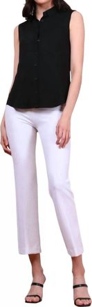 Avenue Montaigne Leo Pant In White