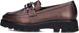 Sioux Bruine Loafers voor Dames - Dames - Loafers - Bruin - 41 EU - Wol - Schoenen