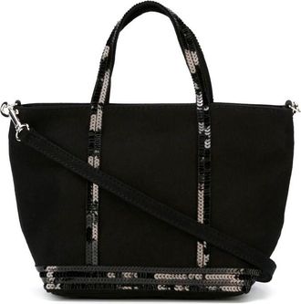 Vanessa Bruno Canvas Extra Small Zipped Cabas Tote