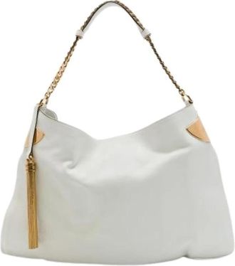 Gucci Pre-owned The 1970 Shoulder Bag - Dames - Vintage Schoudertas - Wit - ONE Size - Leer - Vintage