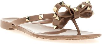 Valentino Garavani Womens Multicolor Pvc Slides Shoe