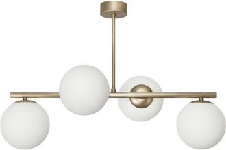 OEM L&aacute;mpara De Techo Colgante L&aacute;mpara De Cristal Bola L&aacute;mpara E14 Led P&aacute;tina Titan 14-901