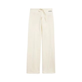 Balenciaga Ballroom Trousers E26 - female - Balenciaga - Wide Trousers - Beige - M - Trousers