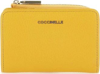 Coccinelle Portafoglio metallizzato - Giallo