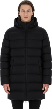 Herno Black Hooded Down Jacket