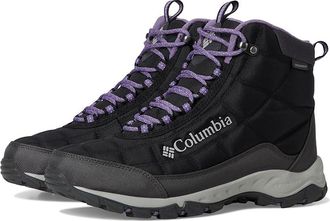 Columbia Firecamp Boots Womens Shoes Black/Plum Purple : 10.5 B - Medium, Rubber