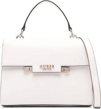 Guess Co logo-lettering tote bag - Neutrals