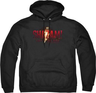 Gildan Shazam! Fury Of The Gods Fury Of The Gods Movie Logo Adult Pull Over Hoodie / Hooded Sweatshirt