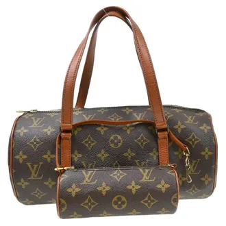 Louis Vuitton Papillon Handbag Monogram Canvas Brown Canvas Handbag (Pre-Owned)