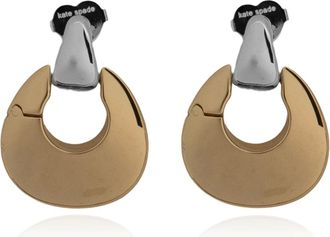Kate Spade New York Accessoires, Dames, Geel, ONE Size, KS Duo Hoops
