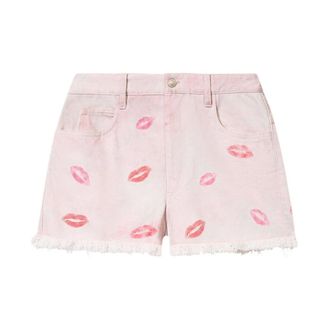 Isabel Marant Talapiz High-Rise Silk Shorts - female - Marant &eacute;toile - Denim Shorts - Pink - XS - Shorts