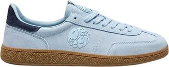 Pretty Green Heren Su&egrave;de Trainers (Poederblauw)