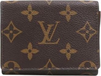Louis Vuitton Pre-owned Wallets, female, Brown, Size: ONE SIZE Pre-owned Card Case