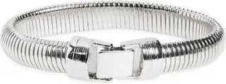 Open Edit Omega Chain Bracelet in Silver at Nordstrom Rack
