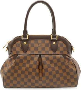 Louis Vuitton Borsa a spalla Pre-owned in tela Damier - - Pre-owned - Donna - Marrone - ONE SIZE