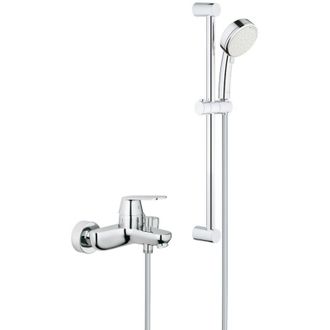 GROHE Nuevo Tempesta Cosmopolitan 100 Conjunto De Ducha De 2 Chorros + Mezclador Monomando De 1/2 Para Ba&ntilde;era/ducha, Cromo (32831000- - Grohe