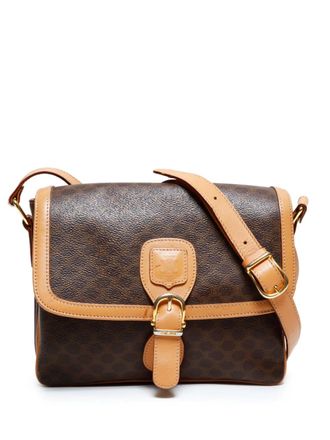 Celine Borsa a spalla Macadam anni 1990 - Marrone