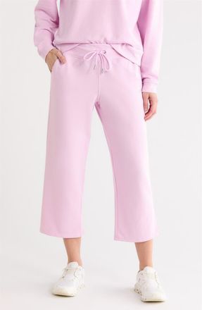 DKNY Drawstring Waist Crop Pants in Pink Lavender at Nordstrom Rack, Size X-Small