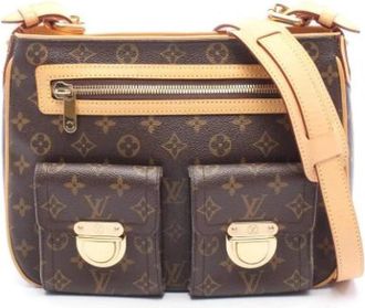 Louis Vuitton Pre-owned Vintage Monogram Canvas Schoudertas - Dames - Vintage Schoudertas - Bruin - ONE Size - Leer - Vintage