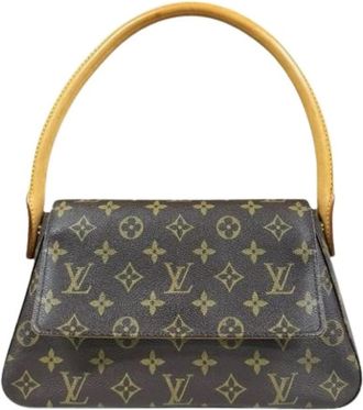 Louis Vuitton Pre-owned Shoulder Bags, female, Brown, Size: ONE SIZE Pre-owned Vintage Monogram Canvas Shoulder Bag