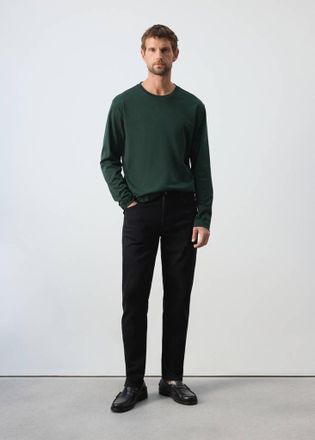 Mango T-shirt 100% cotone extra morbido regular fit verde scuro - Uomo - XXL - MANGO MAN