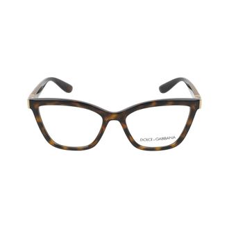Dolce & Gabbana Glasses, female, Brown, Size: 53 MM Optical Frame