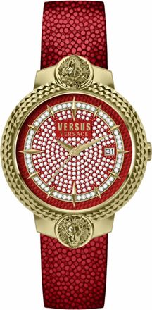 Versus Mouffetard Crystal Strap Watch